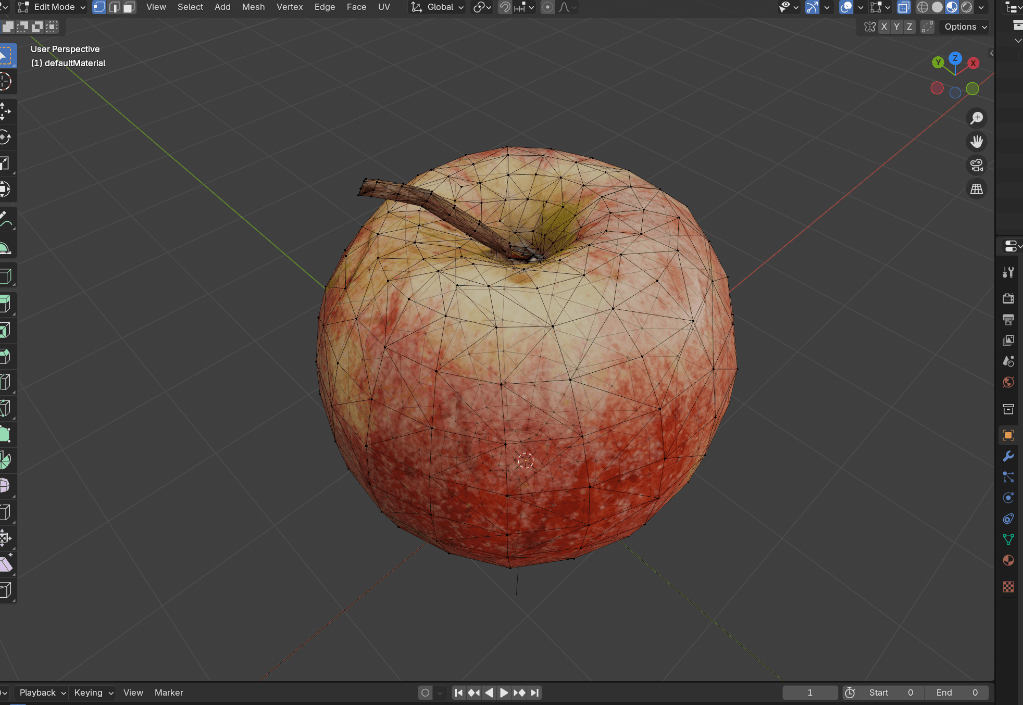 3D 모델링 (Blender)